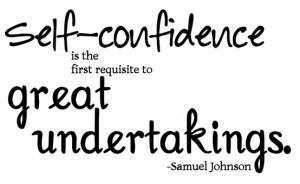 Developing confidence