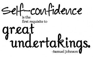 Developing confidence