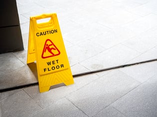 Slips, trips, and falls are one of the most common workplace injuries.