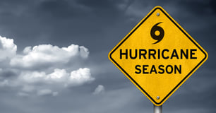 hurricane season street sign